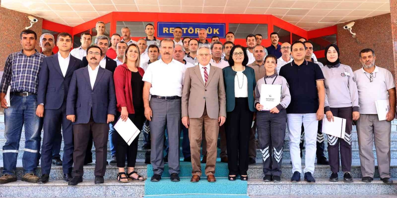 Orman Yangınına Müdahale Eden Gaün Personelleri Ödüllendirildi