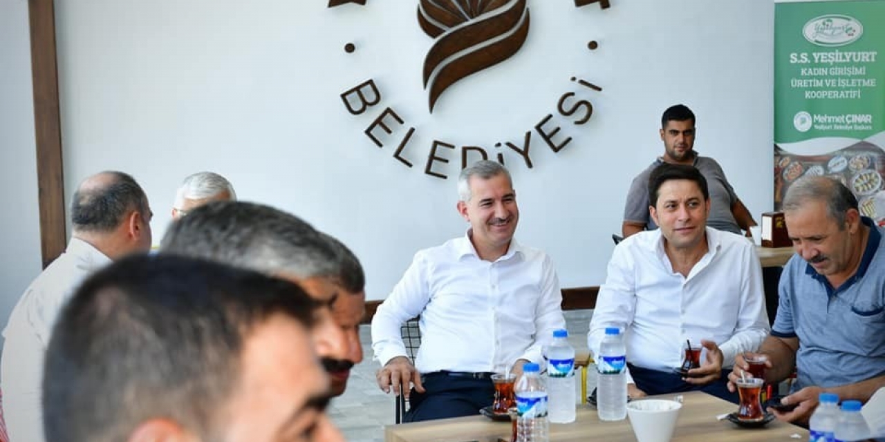 Çınar, Muhtarlarla Bir Araya Geldi