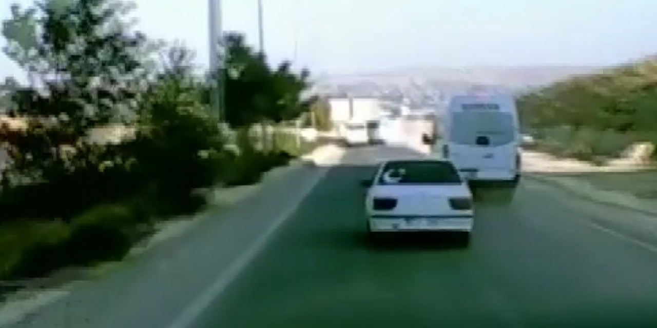 Can Pazarının Yaşandığı Servis Kazası Araç Kamerasında
