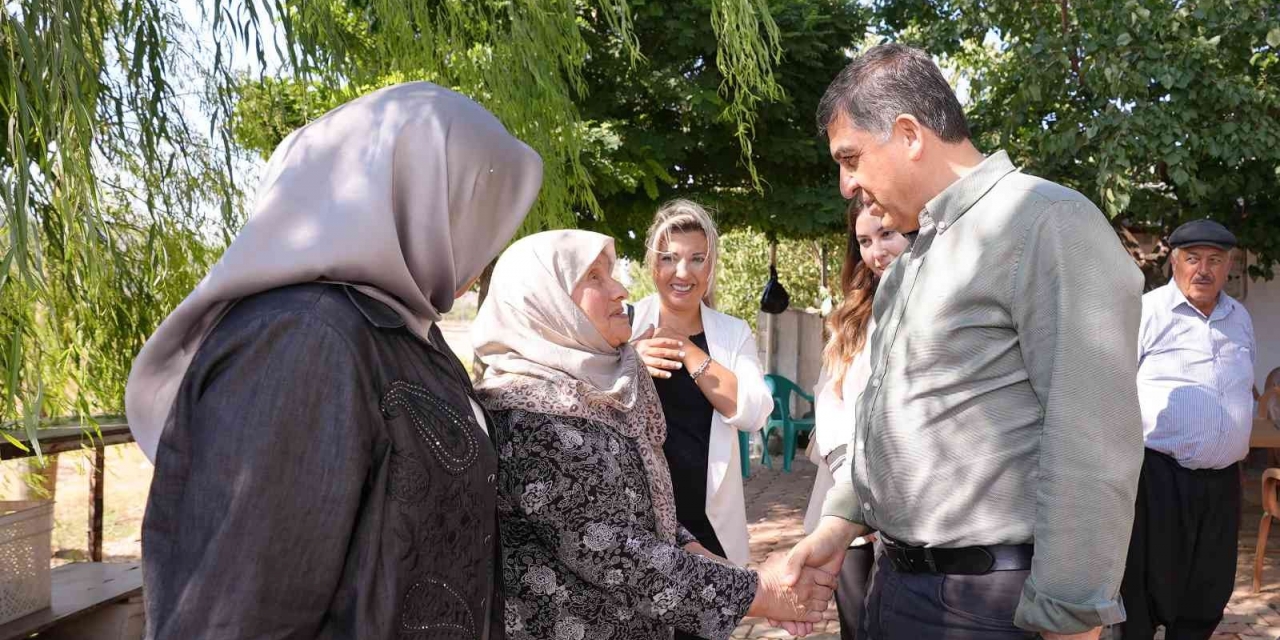 Fadıloğlu İle Milletvekili Kirazoğlu, 9 Mahalleyi Ziyaret Etti