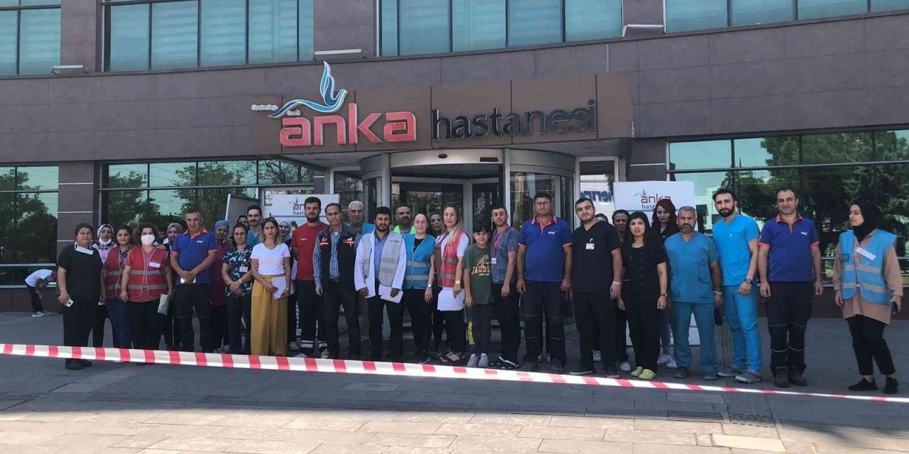 Anka‘da Gerçeği Aratmayan Yangın Tatbikatı