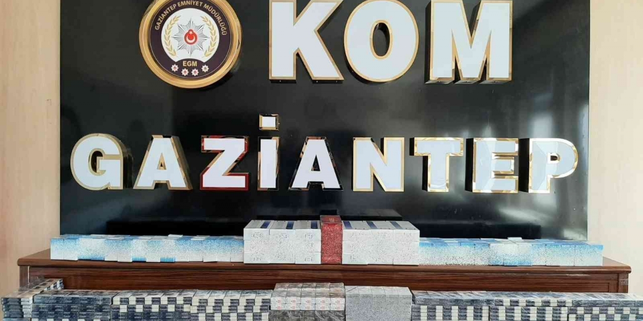Gaziantep’te 2 Bin 220 Paket Kaçak Sigara Ele Geçirildi