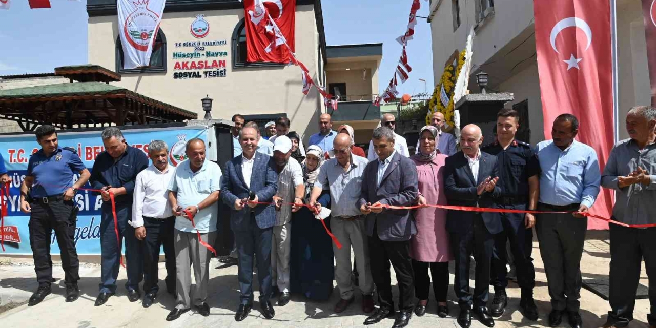 Hüseyin-havva Akaslan Sosyal Tesisi Törenle Hizmete Açıdı