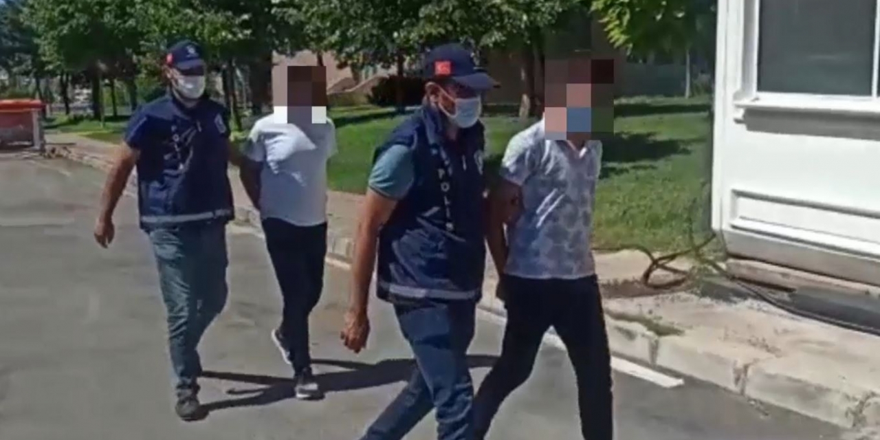 Akü Hırsızları Yakalandı