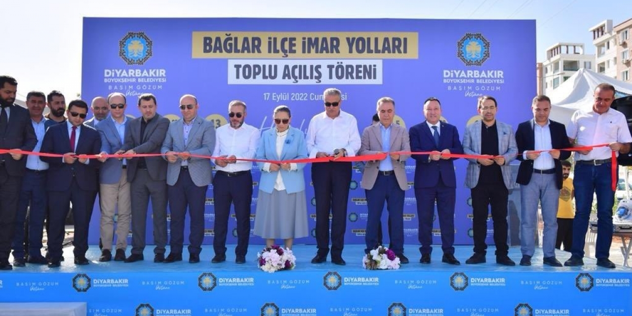 Bağlar İlçesinde 13 Caddenin Açılışı Yapıldı