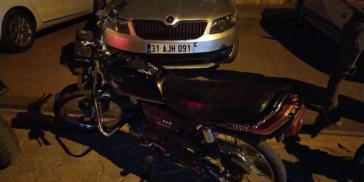 Çalıntı Motosikletle Yakalandı Gözaltına Alındı