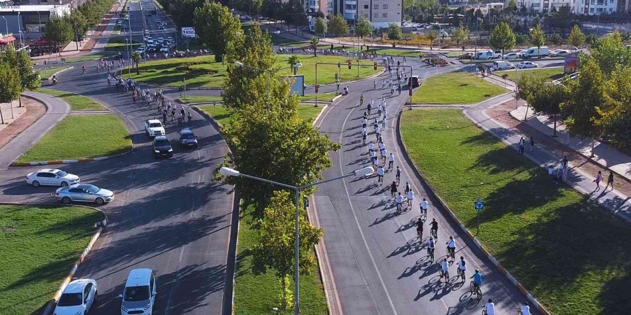 Kayapınar’da Pedallar Kalp Sağlığı İçin Atıldı