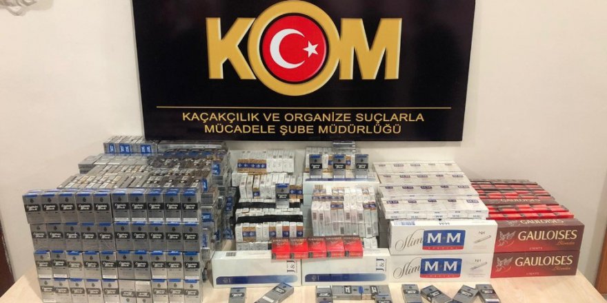 Şüpheli Araçtan Kaçak Sigara Ele Geçirildi