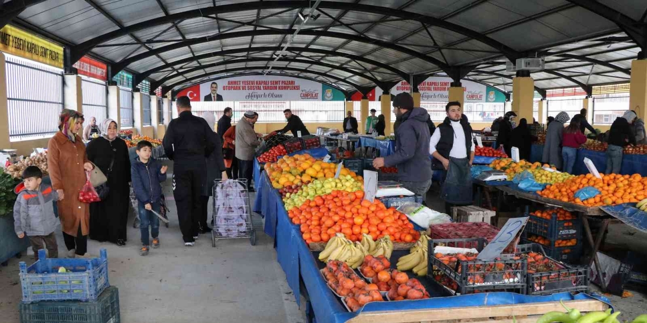 Haliliye’ye Modern Semt Pazarı Kazandırıldı
