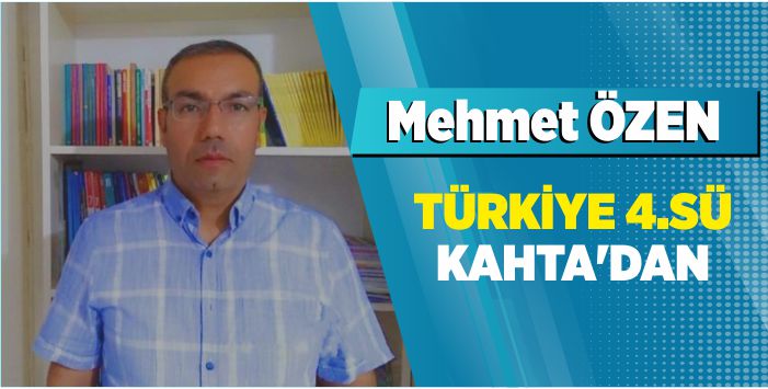 TÜRKİYE 4.SÜ KAHTA’DAN