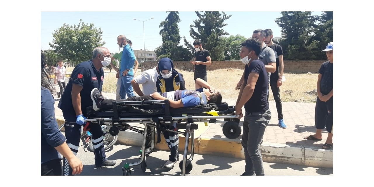 Bisiklet İle Otomobil Çarpıştı: 1 Yaralı
