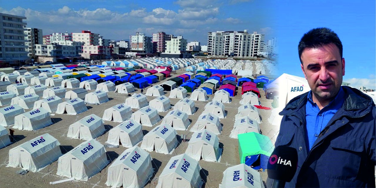 Kahta’da 2 Farklı Bölgede Çadır Kent Kuruldu