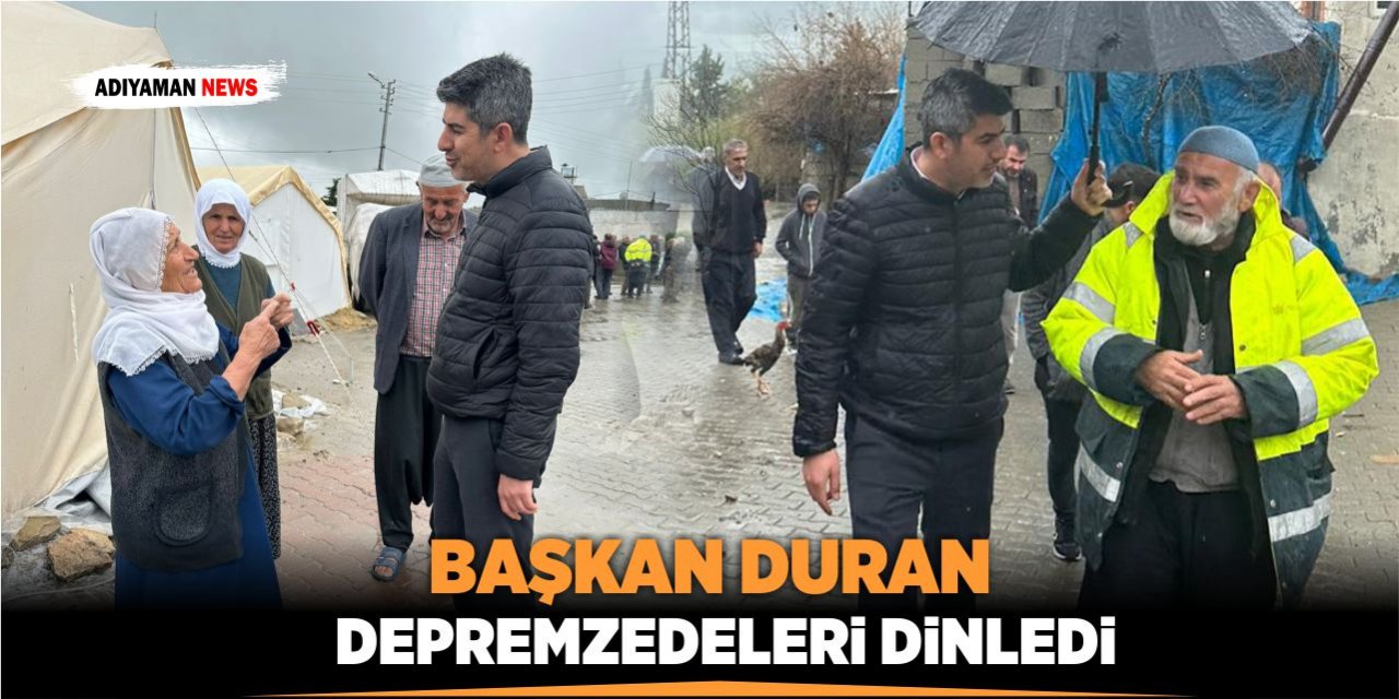 Başkan Duran Köy Köy Geziyor