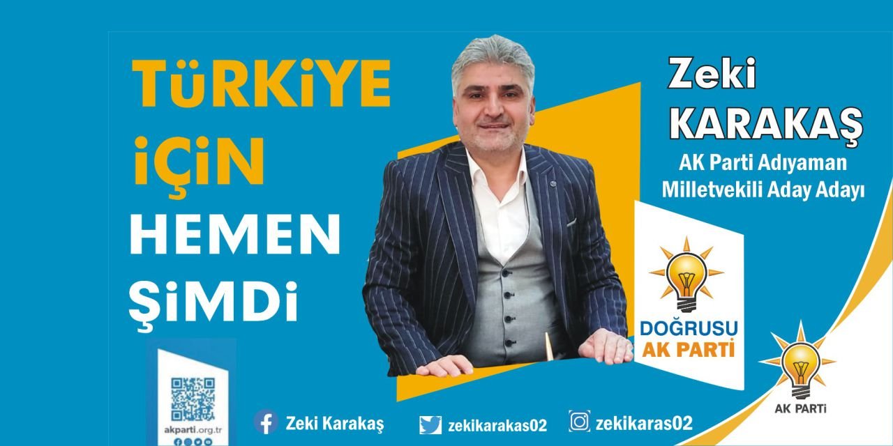 Eğitim Bilimleri Uzmanı Zeki Karakaş, Milletvekili Aday Adayı Oldu