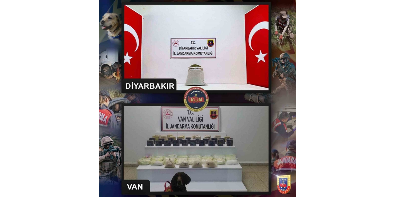 Diyarbakır Ve Van’da Toplam 47 Kilo Uyuşturucu Ele Geçildi