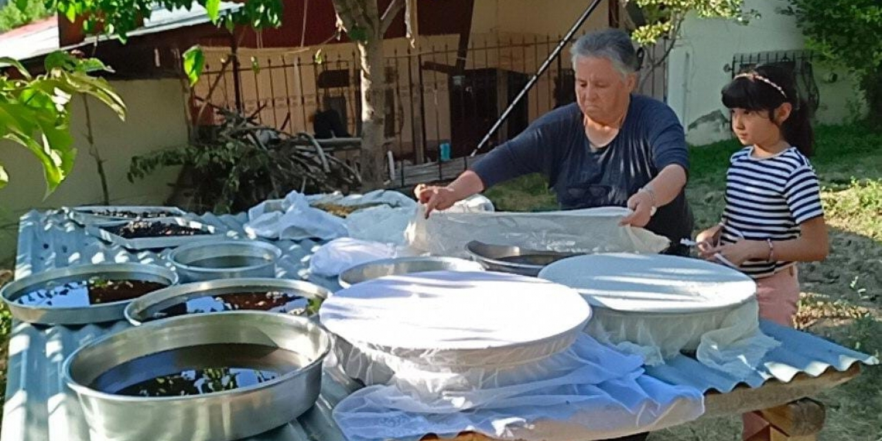 Sakin Şehir Arapgir’de Dut Pekmezi Geleneği Sürdürülüyor