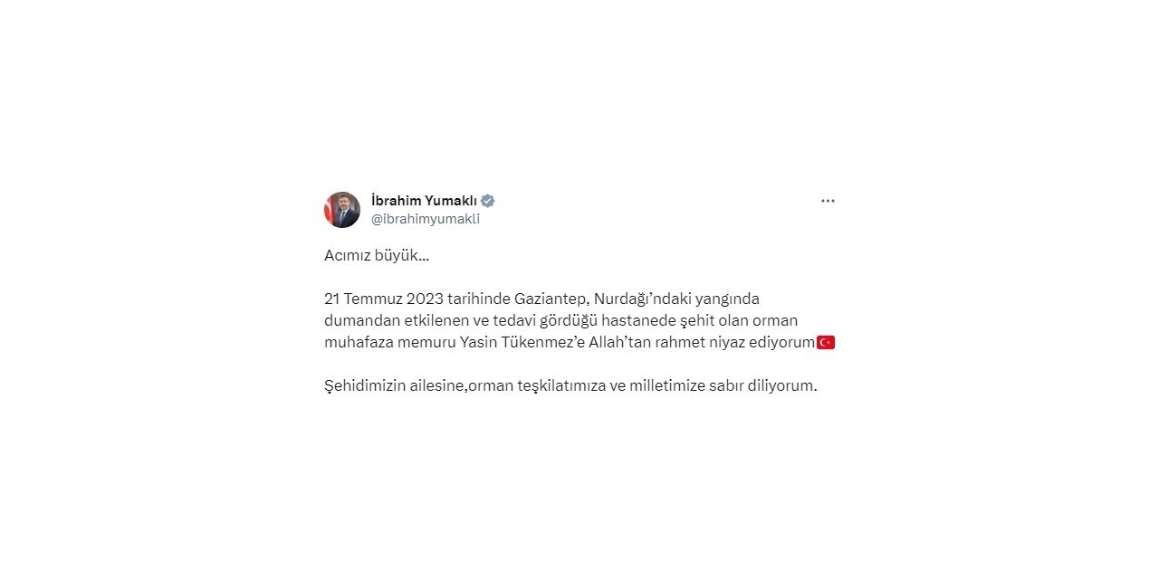 Yangına Müdahale Ederken Dumandan Etkilenen Orman Memuru Kurtarılamadı