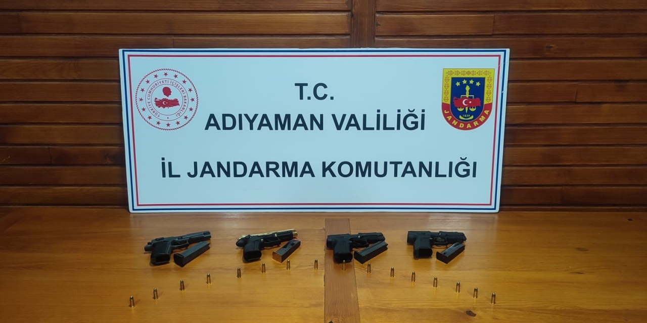 Şüpheli Şahıstan 4 Adet Tabanca Ele Geçirildi