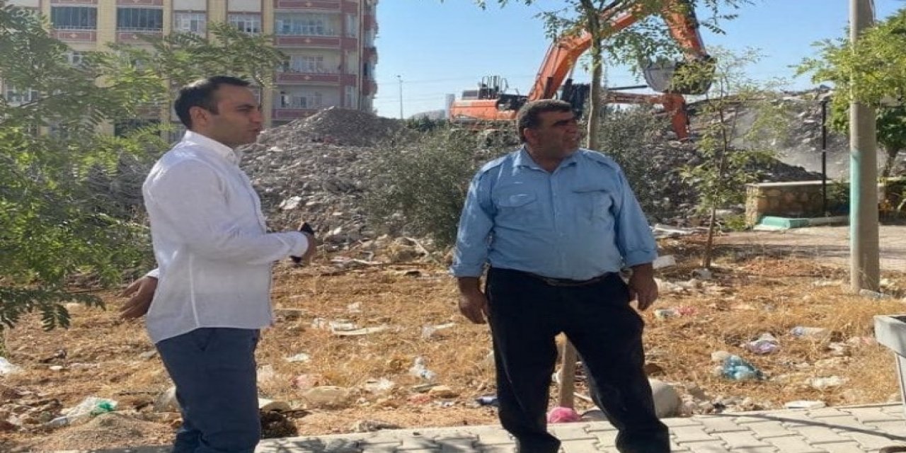 Kaymakam Partal, Bina Yıkımlarını Yerinde İnceledi