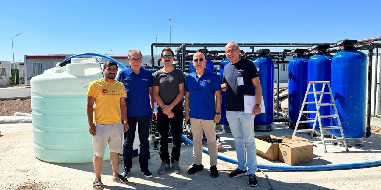 Rotary, Konteyner Kentlerin Su Sorunun Çözüyor