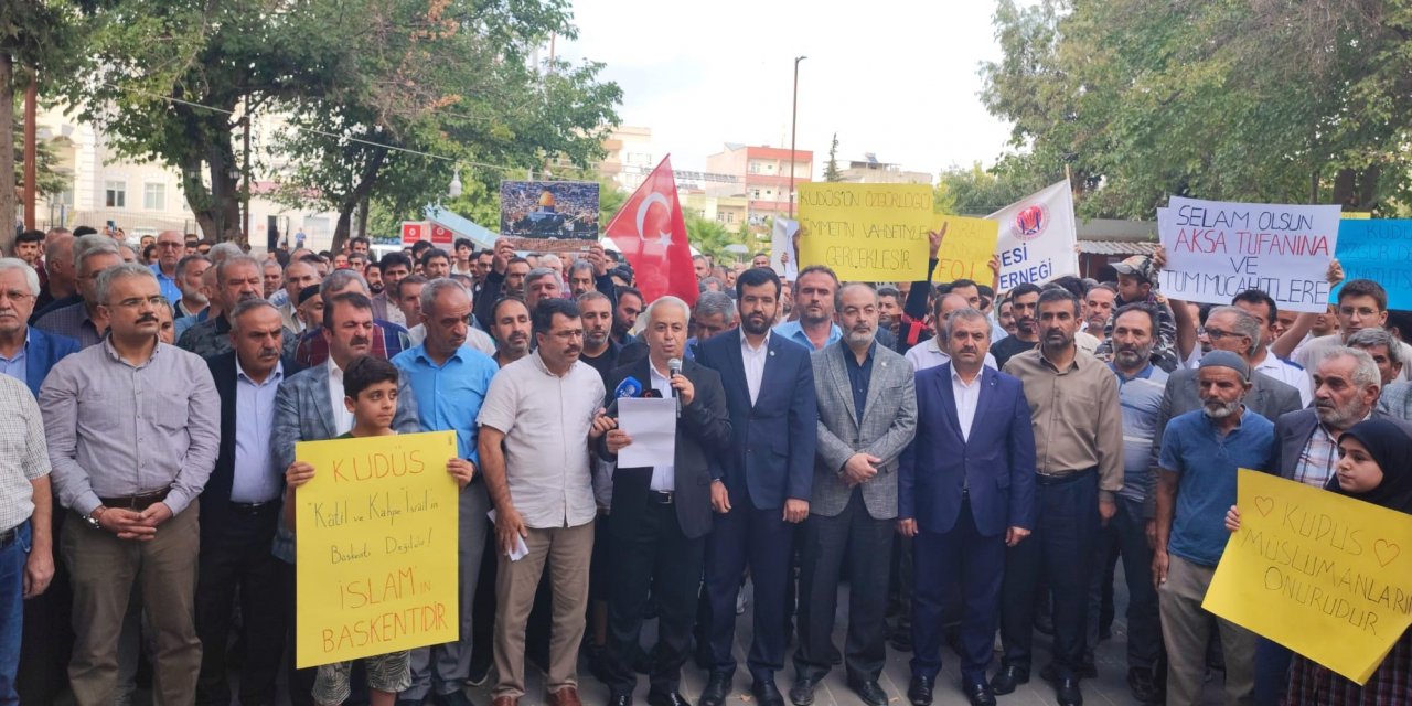 Kahta’daki STK’lar Filistin İçin Buluştu