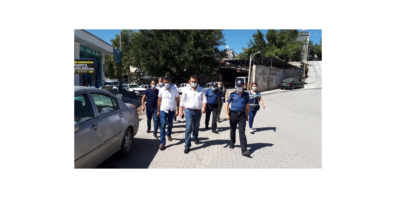 Kaymakam Kaymak, Maske Denetimi Yaptı