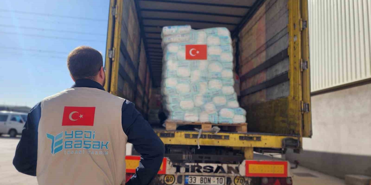 Yedi Başak İnsani Yardım Derneği’nden Gazze’ye Acil Yardım