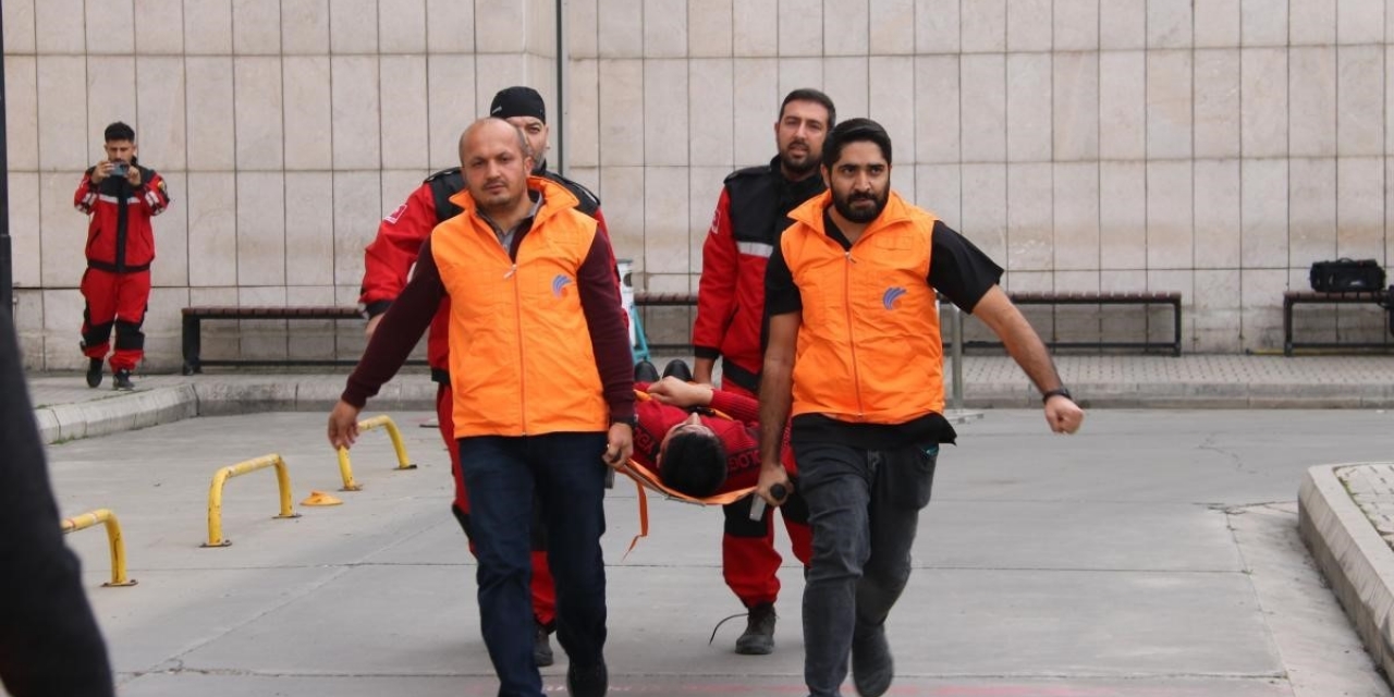 Tötm’de Deprem Tatbikatı Gerçekleştirildi