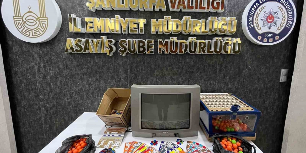 Şanlıurfa’da Kumar Operasyonu: 5 Gözaltı