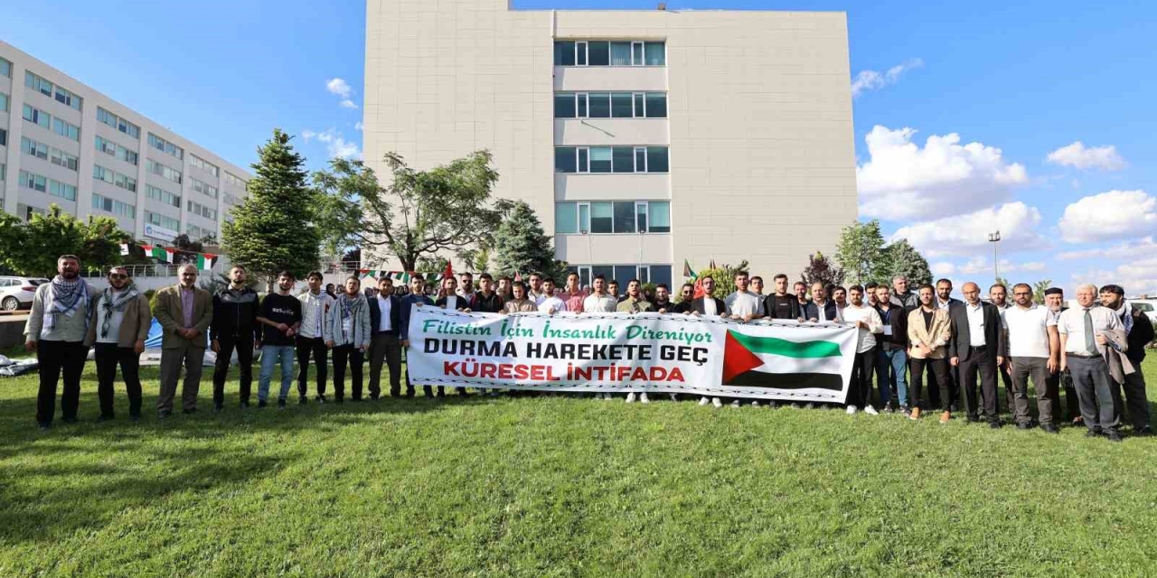 Gibtü Öğrencilerinden Gazze’ye Destek İçin "çadır Nöbeti"
