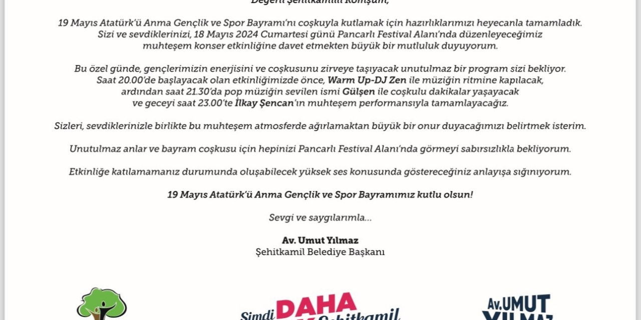 Yılmaz: “göstereceğiniz Anlayışa Sığınıyorum”