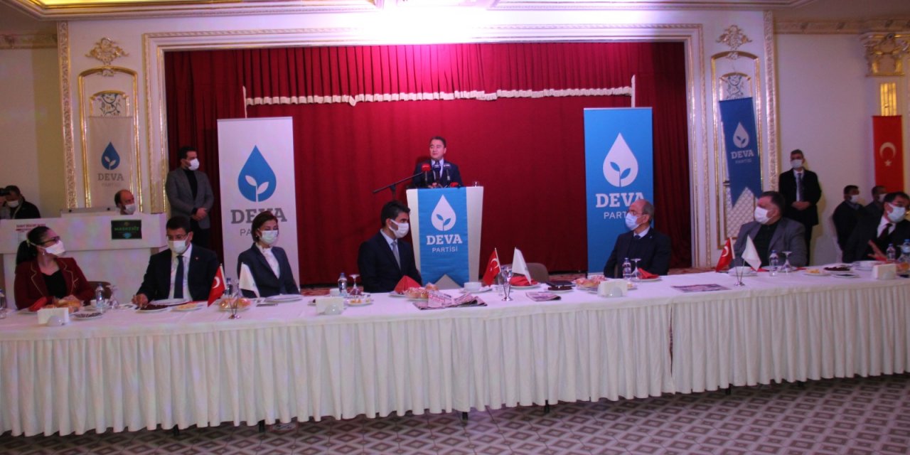 DEVA Partisi Genel Başkanı Ali Babacan Adıyaman’da Konuştu