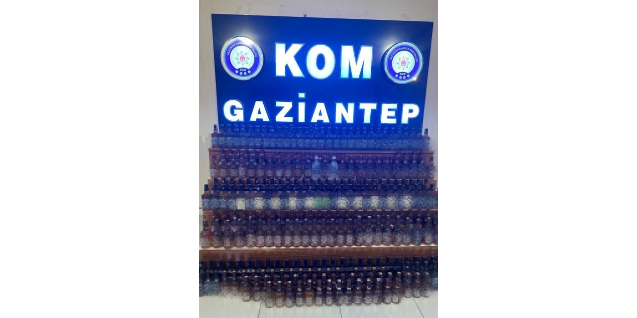 Gaziantep’te Sahte Alkol Operasyonu: 4 Tutuklama