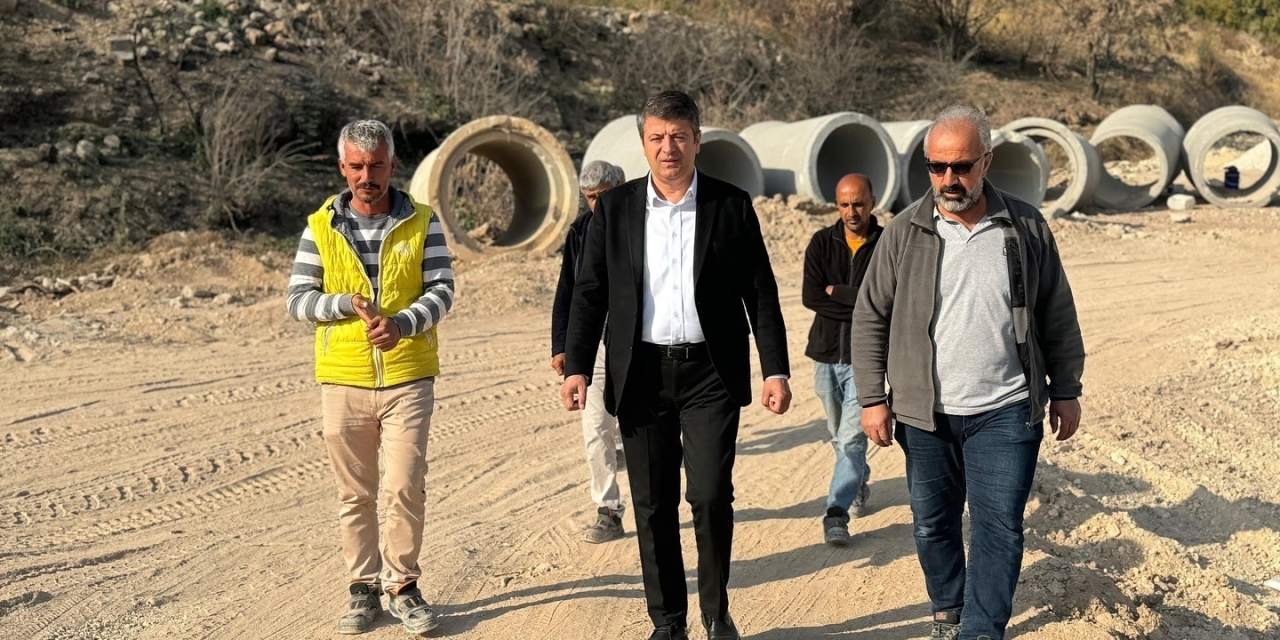 Başkan Tutdere, Alt Yapı Çalışmalarını İnceledi