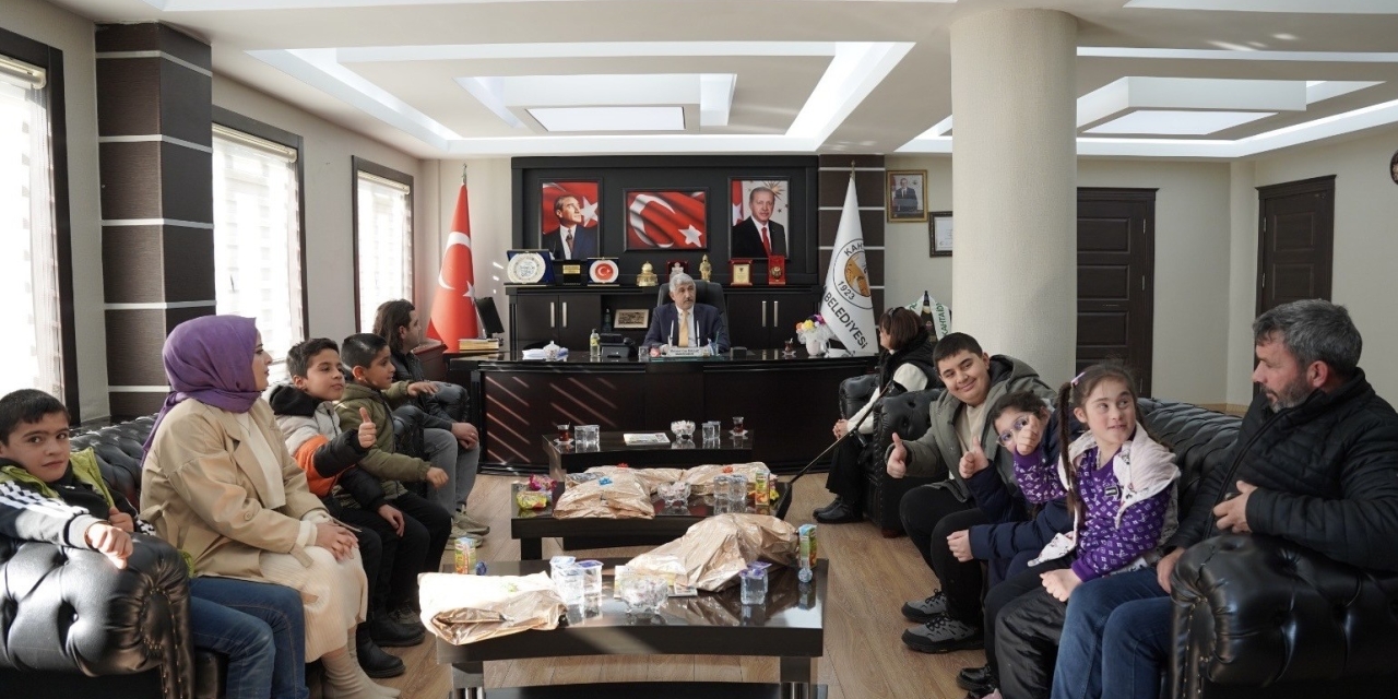 Mevlana Ortaokulu’nun Özel Öğrencilerinden Anlamlı Ziyaret