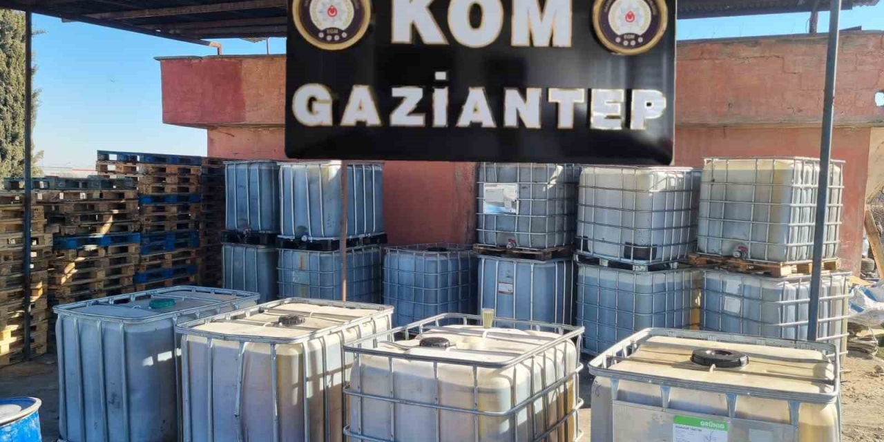 Gaziantep’te 15 Bin Litre Kaçak Akaryakıt Ele Geçirildi