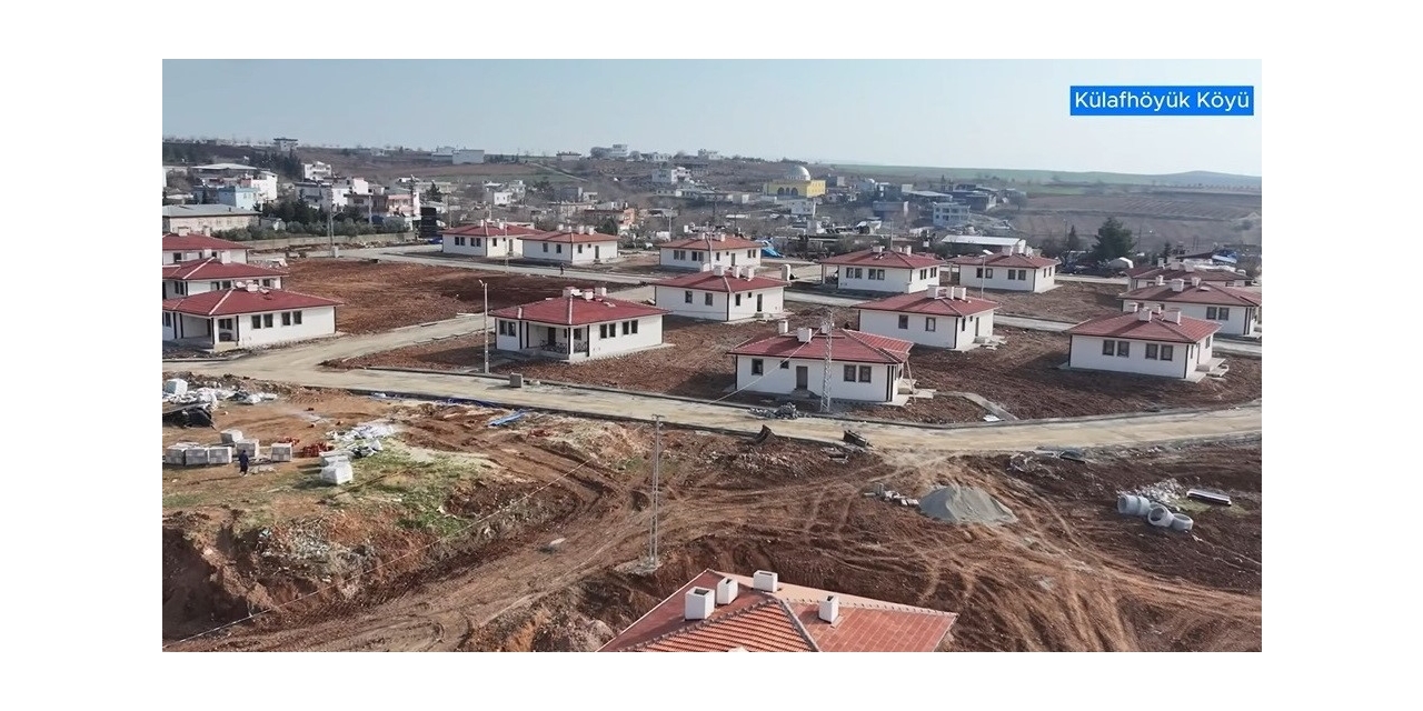 Külafhöyük Köyü Deprem Evlerinde Sona Gelindi