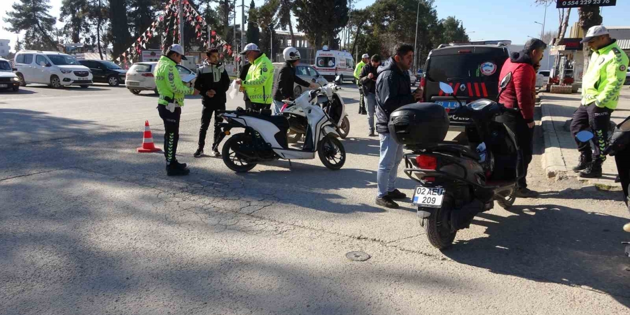 Adıyaman’da Motosiklet Denetimleri Arttırıldı