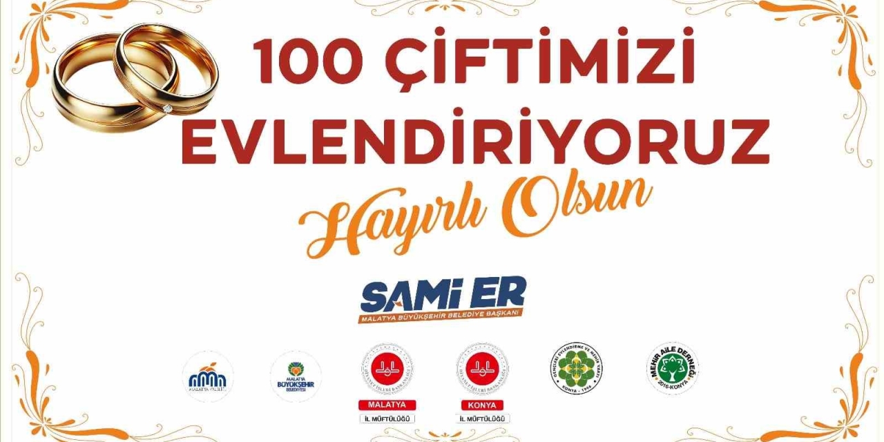 Malatya’da 100 Çiftin Nikahı Diyanet İşleri Başkanı İle Kıyılacak