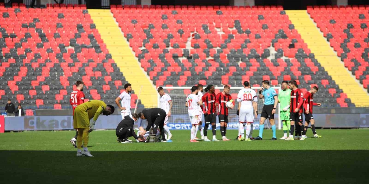 Trendyol Süper Lig: Gaziantep Fk: 1 - Sivasspor: 1 (ilk Yarı)