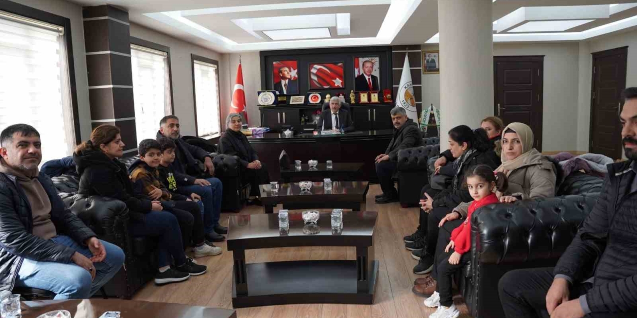 Kahtalı Mıçe’nin Ailesinden Kahta Belediyesi’ne Teşekkür Ziyareti