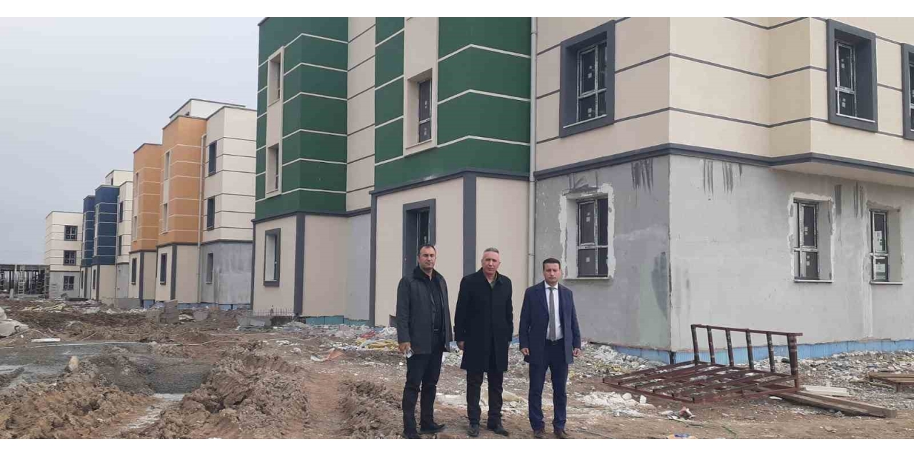 Samsat’ta Sosyal Konut Yapımı Hızla İlerliyor