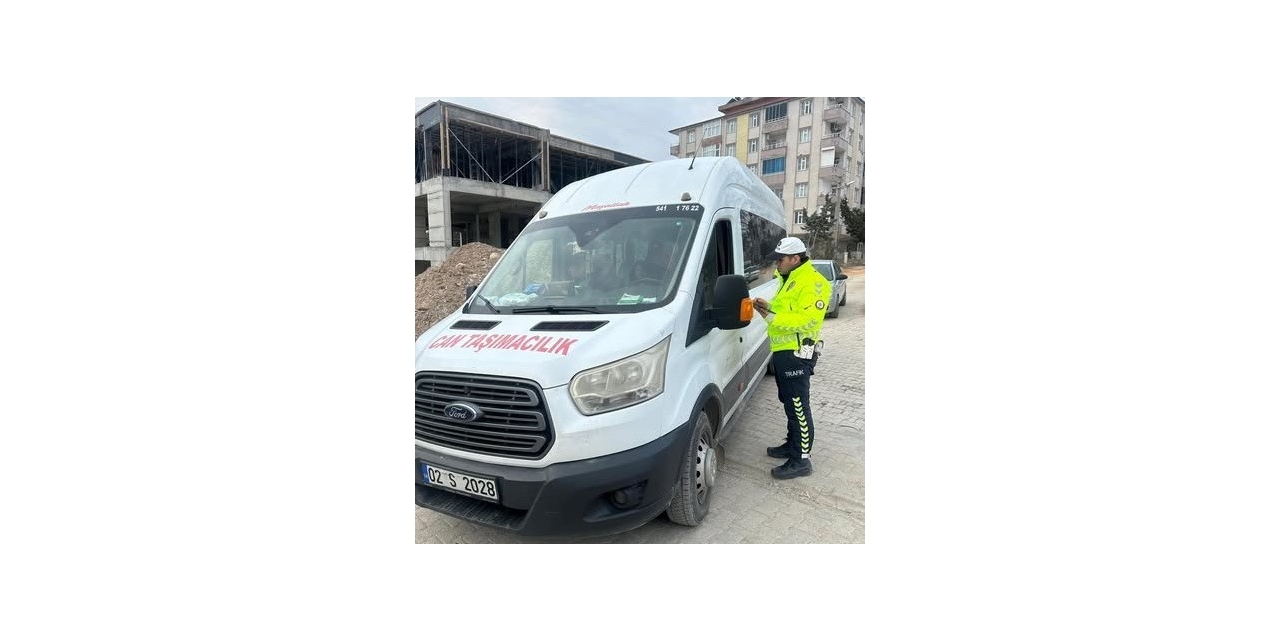 Okul Servislerine Yönelik Denetim Yapıldı