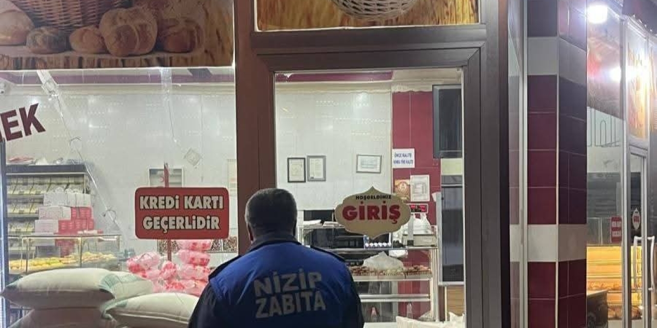 Nizip’te Zabıta Ekiplerinden İftar Ve Sahur Öncesi Fırın Denetimi
