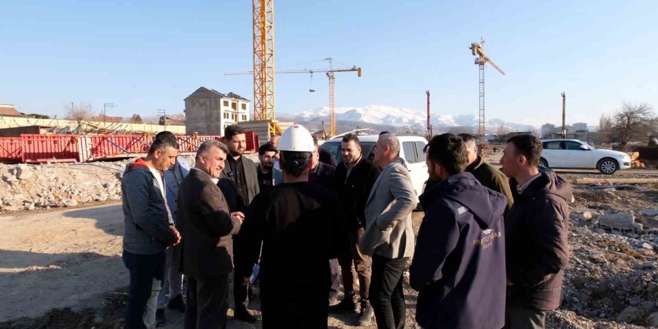 Daimfed Heyeti, Malatya’da Rezerv Alan Şantiyelerini İnceledi