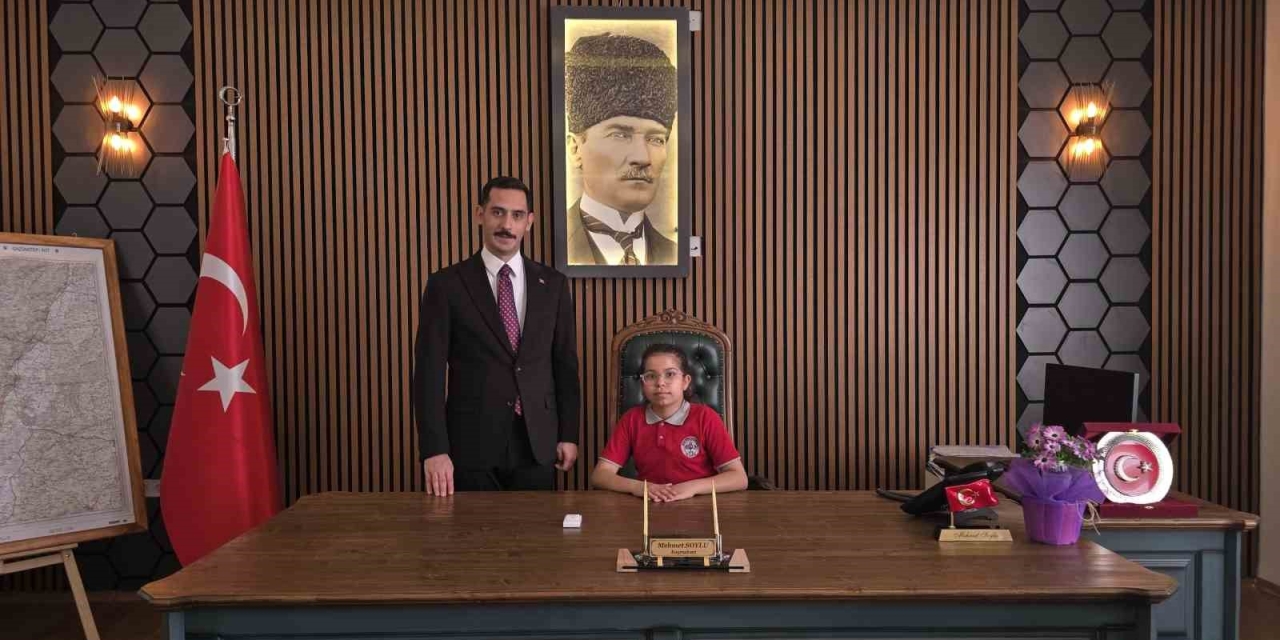 Gaziantep’te İlkokul Öğrencisi 23 Nisan İçin Kaymakam Oldu