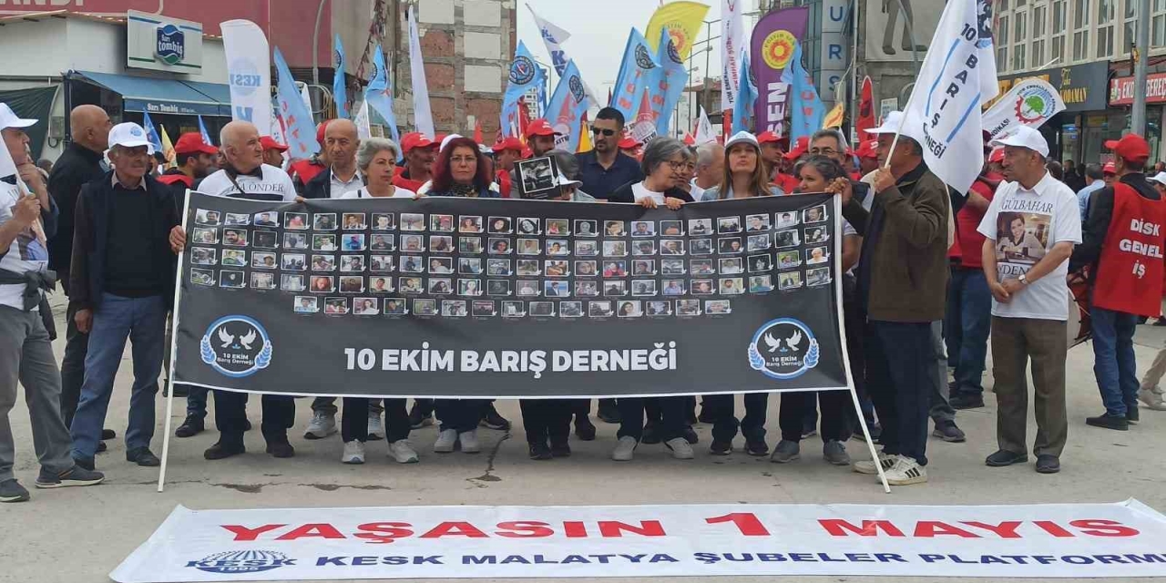 Malatya’da 1 Mayıs Kutlandı