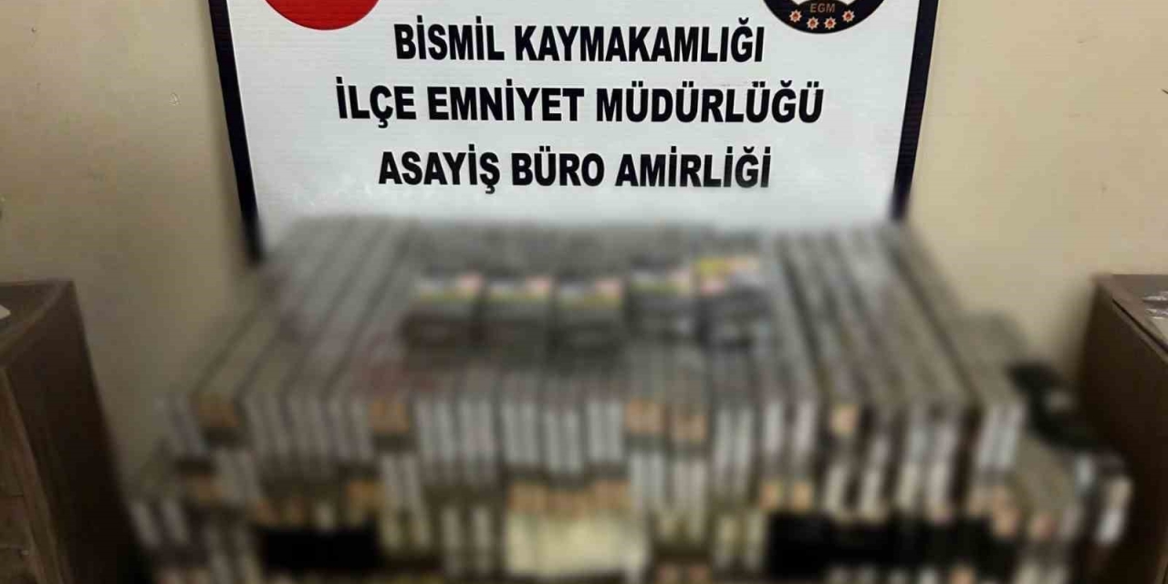 Diyarbakır’da 360 Paket Bandrolsuz Tütün Mamülleri Ve 400 Adet Tabanca Fişeği Ele Geçirildi