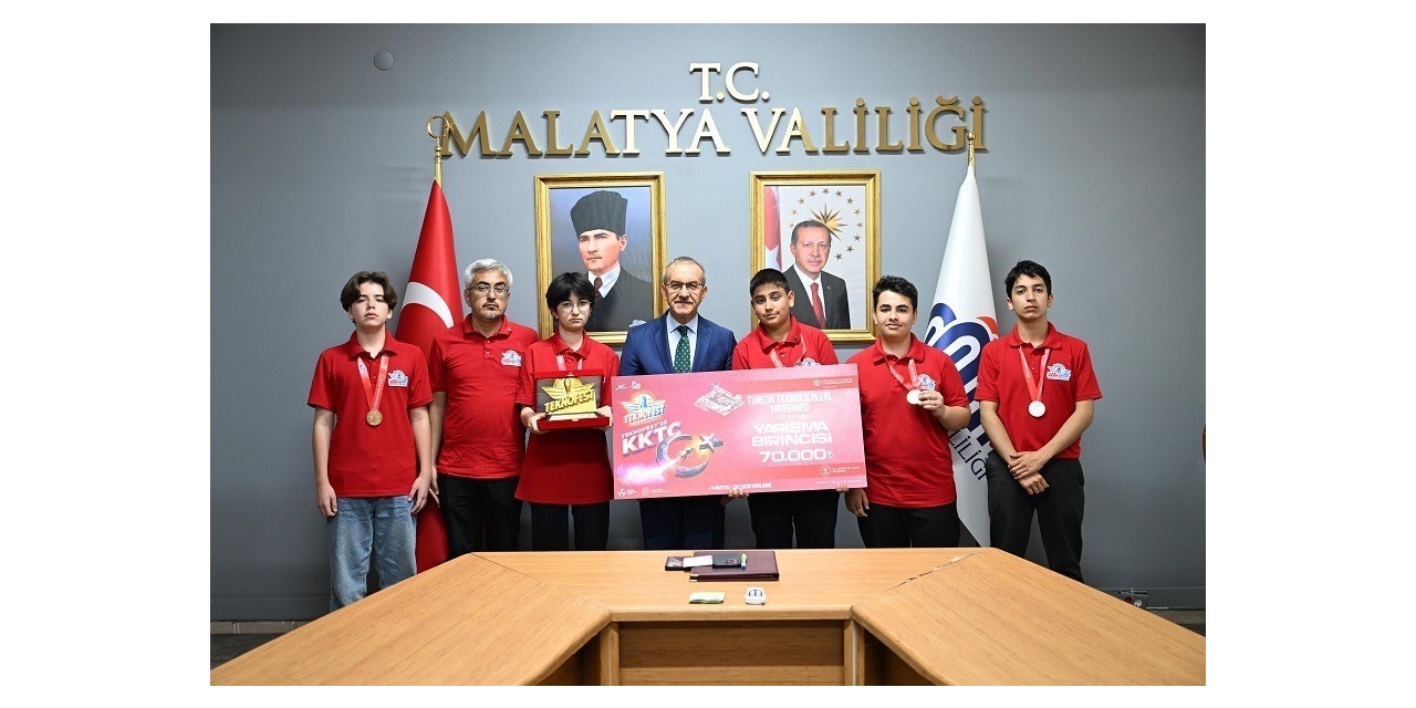 Malatyalı Genç Yetenekler Başarılarını Vali Yavuz’la Paylaştı