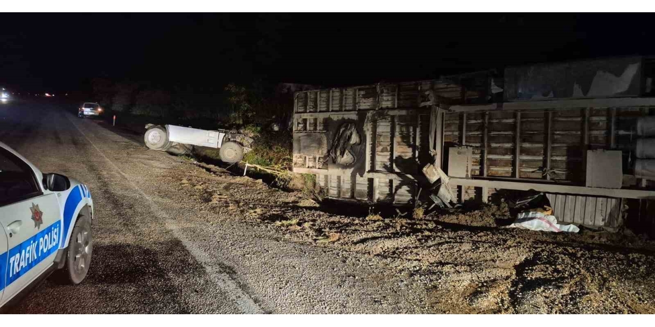 Adıyaman-malatya Karayolunda Tek Taraflı Trafik Kazası: 1 Yaralı